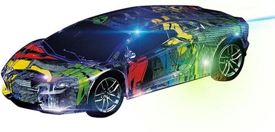 Toi-toys Race-auto Street Racer Rc Jongens Zwart 2-delig