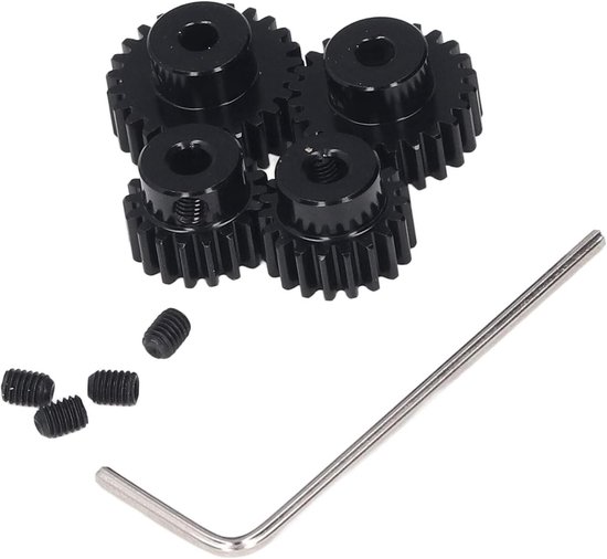 RC Pinion Gears 3.175mm Gear Set voor Tamiya TT01 TT02 TB02 TA05 RC Auto Universele 18T 19T 23T 24T Staal Motor Gear Accessoires Voor Elektrische Fietsen