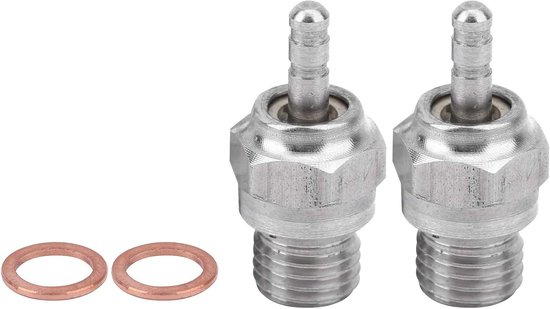 2 Stuks N4 Medium Hot Spark RC Gloeibougie - Motoronderdelen Vuurkop Bougie voor RC Auto's - Compatibel met HSP Olieaangedreven Modelauto