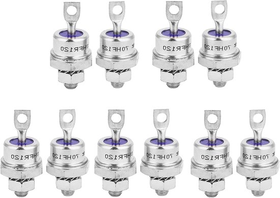 5 paar gelijkrichter diode spiraal converter diode voor batterij opladen 70HFR120 / 70HF120
