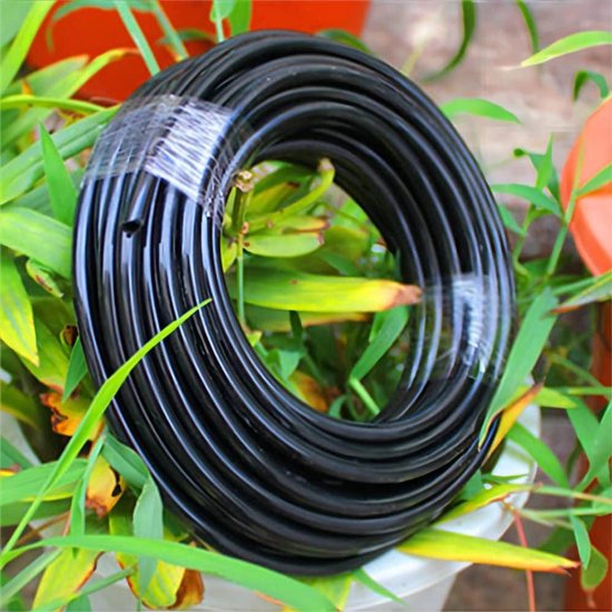 Flexibele PVC Plastic Heavy Duty Water Irrigatieslang - Micro Druppelirrigatieslang voor Industriële Landbouw, Gazon en Tuinirrigatie (50 Meters)
