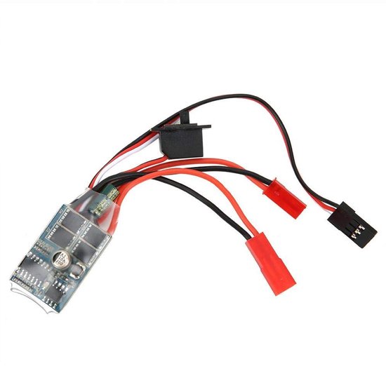 Autoborstel Snelheidsregelaar 30A 4-8V Auto Bootborstel Motor ESC Twee Weg Snelheidsregelaar voor 1/16 1/18 1/24 Auto Boot accessoires
