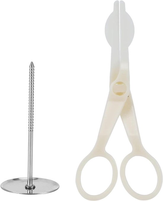 Cake Bloem Nagel Icing Bloem Nagel Bloem Lifters Piping Bloem Schaar DIY Cake Decorating Tool Bakken Gebak Gereedschap (2 Stuks)