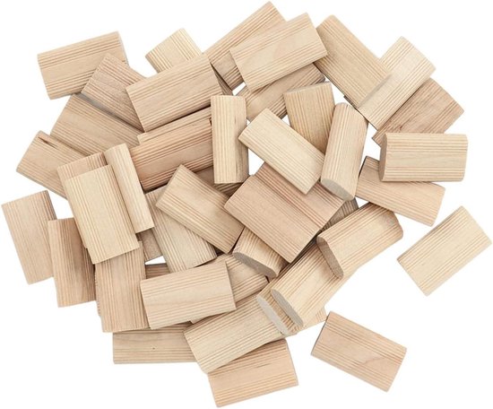 Beuken Domino Tenon Houten Pluggen 8x40mm - 50 Stuks