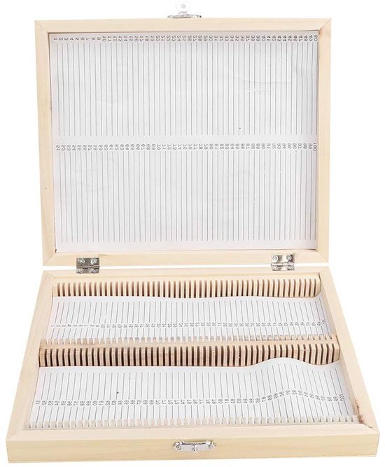 Bereid 100 STKS Specimens Slide Box Glas voor Kids Student Home School voor Basic Wetenschap Onderwijs met een Professionele Microscoop