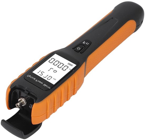 Handmatige kalibratie vermogensmeter. Compacte frequentieherkenning. Glasvezeltester -70 tot +6 dBm. Hoge nauwkeurigheid voor de bouw.