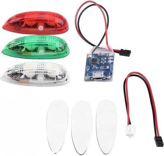 Licht 3 stks/set Flash LED Draadloos Licht voor RC Fix Wing Vliegtuigen Vliegtuig Helikopter