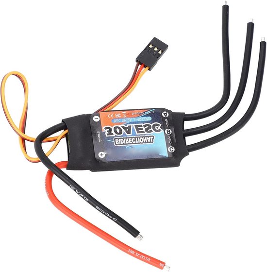 Brushless ESC Two Way 30A Electric Speed Controller for RC Car Boat Underwater Propeller
