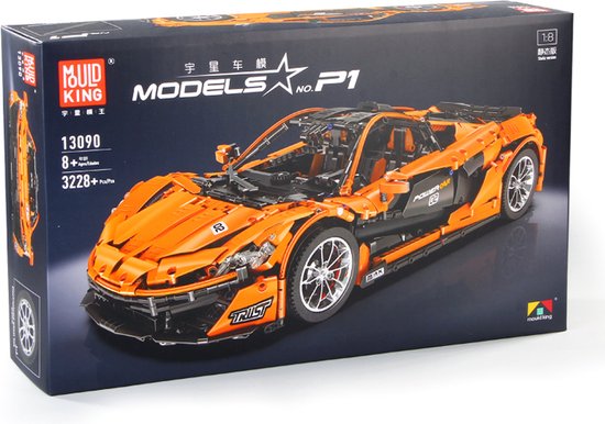 Mould King 13090S - McLaren P1 - Static versie - 3268 onderdelen - Lego compatibel