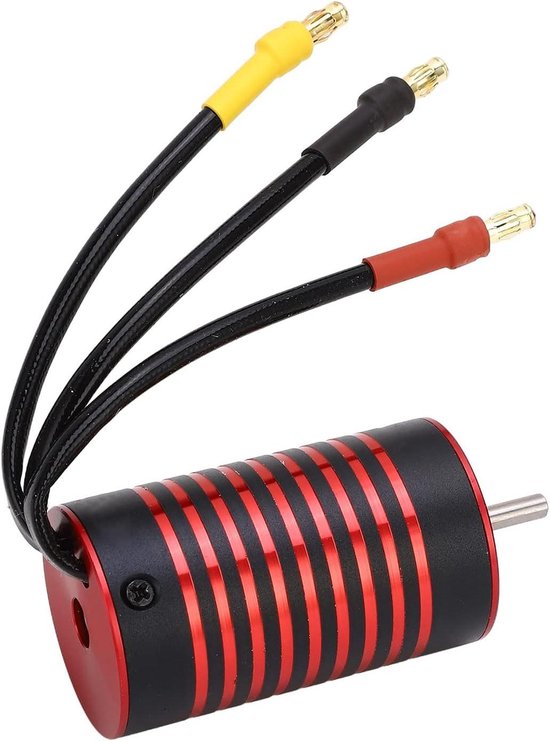 RC Auto Borstelloze Motor 4-polige Roestvrije Automotor voor 1/12 1/14 RC Auto (5900KV)