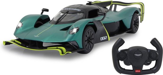 1:14 Jamara 402169 RC Sport Auto Aston Martin Valkyrie AMR Pro - Donker Groen - 2,4GHz RC Model Kant en Klaar