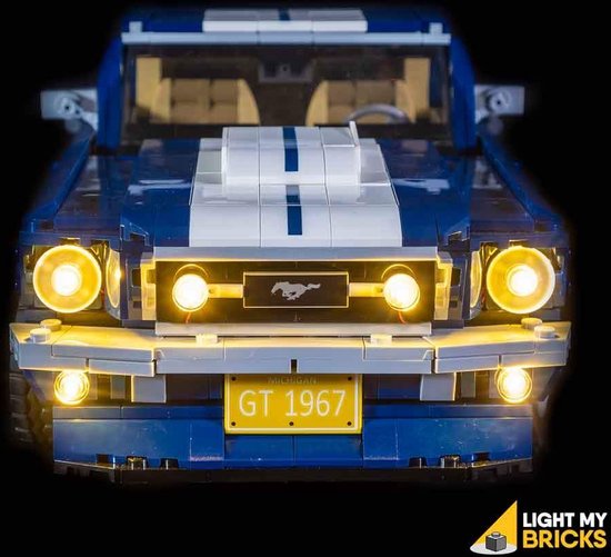 Verlichtingsset geschikt voor LEGO Ford Mustang GT #10265 Light Kit