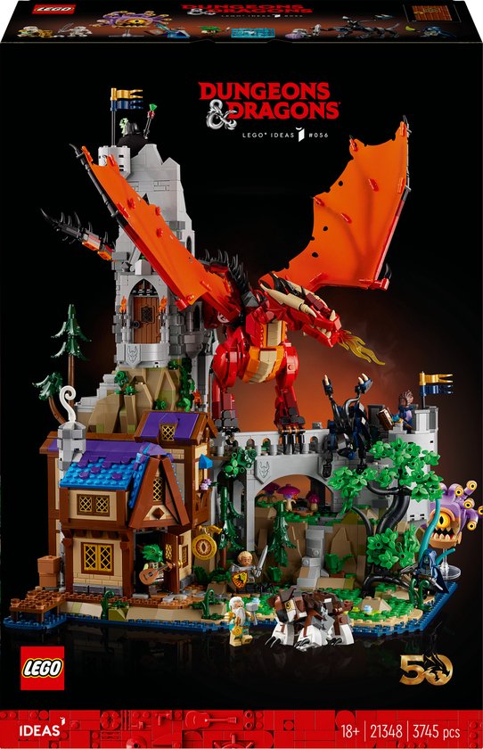 LEGO Ideas Dungeons & Dragons - het verhaal van de rode draak - 21348