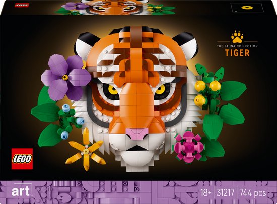LEGO® Art De Faunacollectie – Tijger - 31217