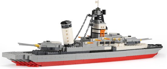 Luke - Legion Battleship - 774 Bricks - Bouwstenen - Compatibel met LEGO - Boot - Schip - Army - Leger - Militair