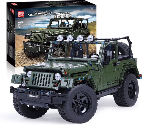 Mould King 13124 - Jeep - Technisch - Compatible met Lego - Bouwset, constructieset - 2078 onderdelen - Mouldking
