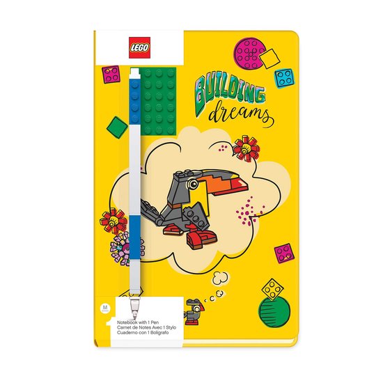 LEGO Notebook Building Dream with Gel pen