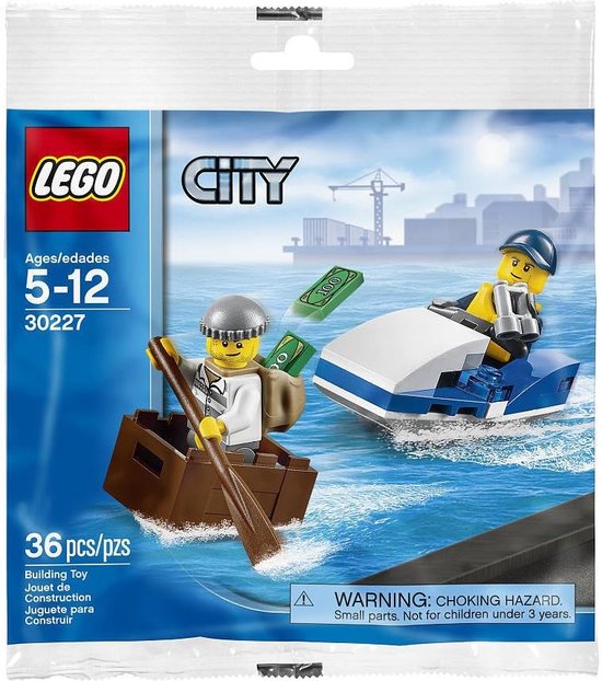 LEGO 30227 Politie Waterscooter (Polybag)