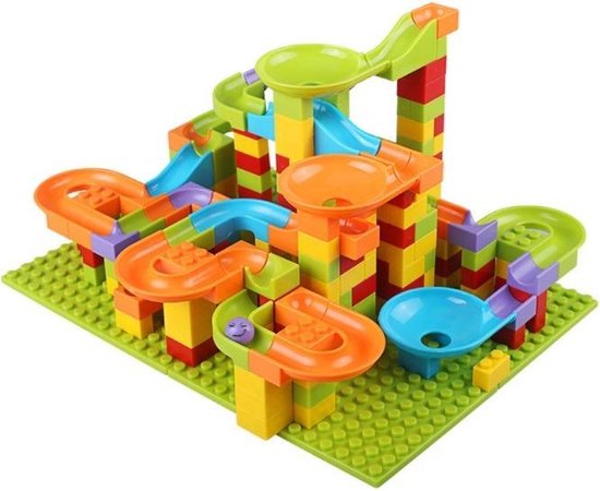 Knikkerbaan 256 delig - Lego geschikt