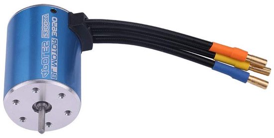 2300KV Borstelloze Motorset met Hoog Koppel voor 1 8 RC Auto Blauw