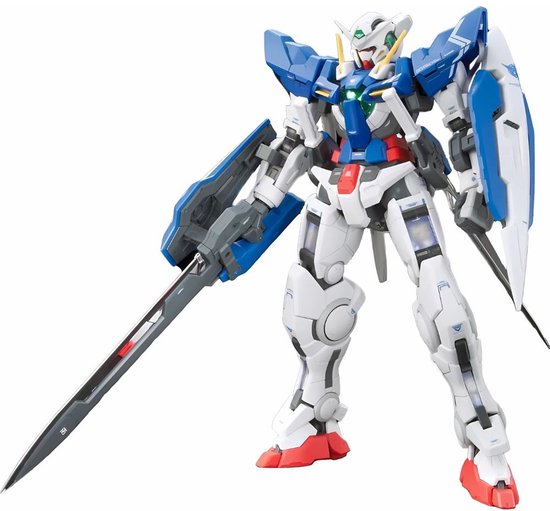 Bandai Gundam Exia RG 1/144 Model Kit Box set | Samurai | Ninja katana zwaard icons | Robot technic modelbouw | Transformers speelgoed Classic Creator STEM bouwpakket | Expert technisch bouwpakket voor volwassenen (niet compatibel met Revell / lego )