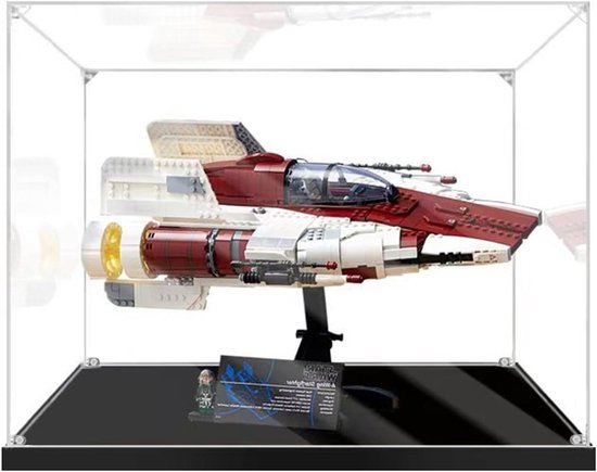 1 stuk Acryl transparante vitrine van 50 x 30 x 35 cm, stofdicht, 3 mm - Grote displaybox voor Lego 42069, 60366, 75275 model