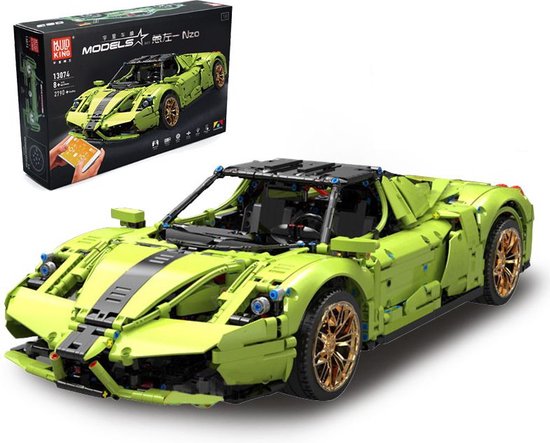 Mouldking 13074 - Ferrari Enzo - 2798 onderdelen - Lego compatibel - Bouwset - Technisch
