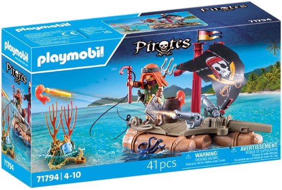 PLAYMOBIL Pirates Piratenvlot met schat 71794