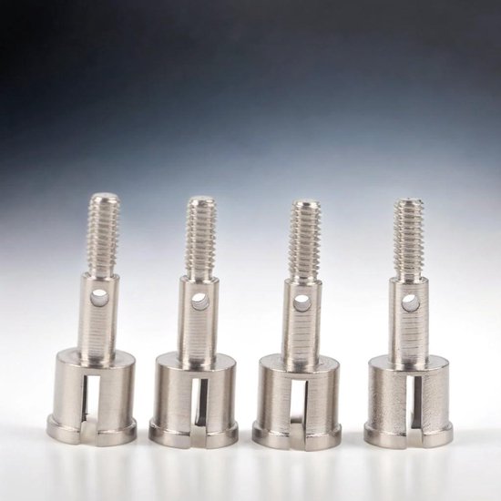 4 Stks RC As Cup Wielas Aandrijfas Cup Onderdelen Lichtgewicht Geschikt voor HSP 1/10 RC Auto Zilver