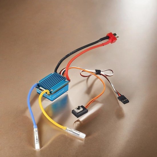 Waterdicht Geborsteld ESC 3S 160A voor 1/12 RC Auto met 5V 1A BEC T stekker