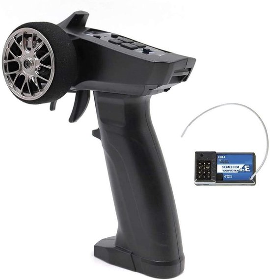TURBO Racing 91803G-VT 2.4 GHz 3CH Radiotransmitter met Ontvanger voor RC Auto Boot