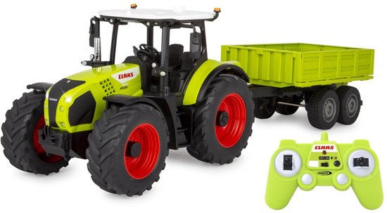 1:24 Jamara 405360 RC Claas Arion 660 Tractor met Kieper Aanhangwagen - Groen - 2,4GHz RC Model Kant en Klaar