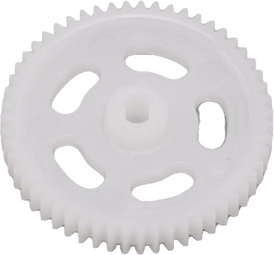 Plastic Tandwielen 8 Stuks Wit Lichtgewicht Kleine Katrol Tandwielen RC Motor Pinion Gear Set Voor SCX24 1/24 Afstandsbediening Model Voertuig