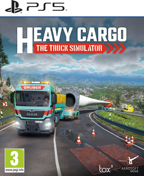 Playstation Games Ps5 Heavy Cargo Simulator Transparant PAL