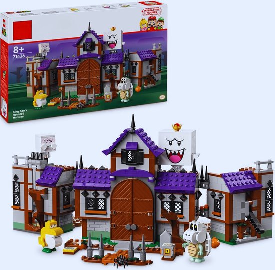 LEGO® Spookhuis Avontuur – Nintendo Game Set Met Baby Yoshi – Rollenspel Speelgoed Voor Kinderen 8+ – Cadeau Voor Jongens - Meisjes & Gamers – Set 71436