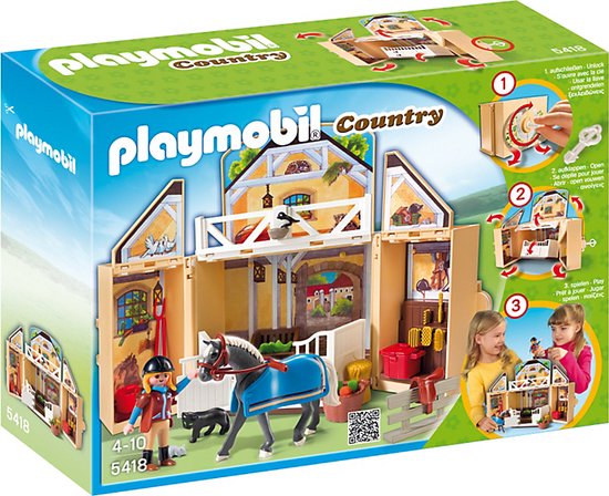Speelbox "Paardenstal" / Coffre "Ecurie"