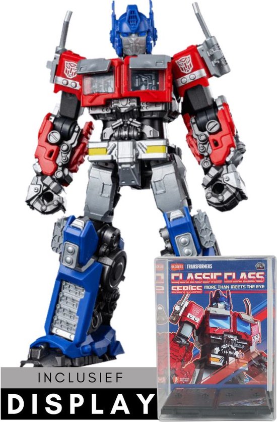 Hasbro - Transformers One Optimus Prime incl display box & kaarten | Auto Bots Wars Action Figure Edition | Robot technic modelbouw | Gundam model kit | Speelgoed legacy star bouwpakket | Bekend van manga & anime | Niet compatibel met lego of revell