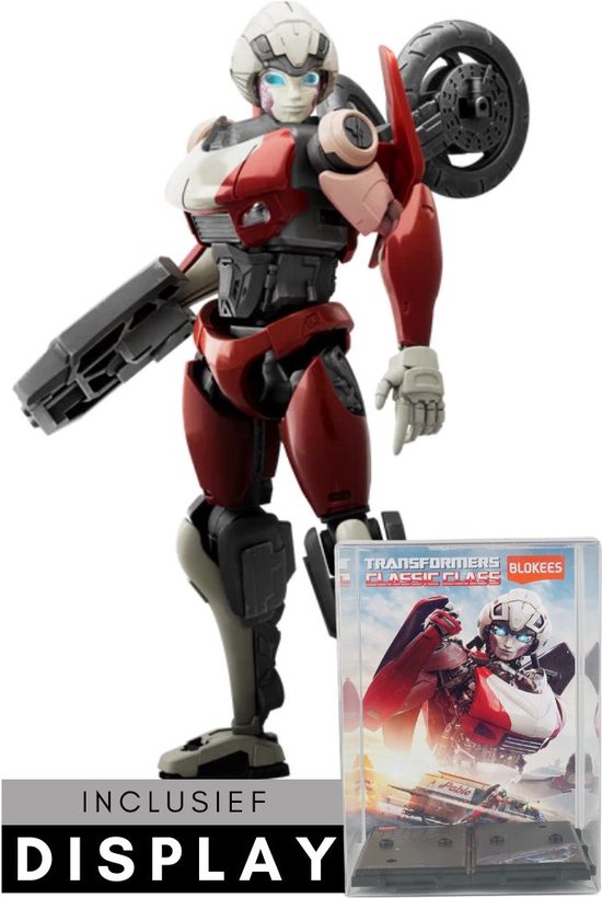 Hasbro - Transformers One Arcee incl. display box | Auto Bots Wars Action Figure Edition | Robot technic modelbouw | Gundam model kit | Speelgoed legacy star bouwpakket | Bekend van manga & anime | Niet compatibel met lego of revell