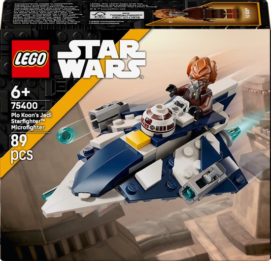 LEGO Star Wars Plo Koons Jedi Starfighter Microfighter Set - 75400
