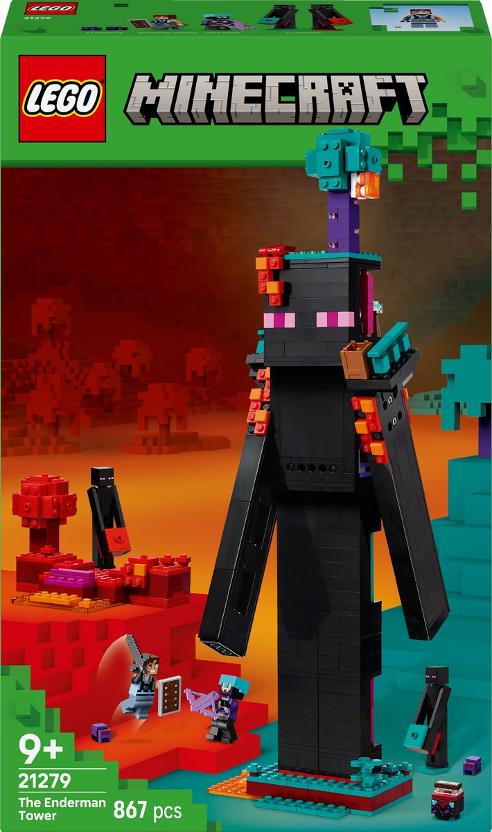 LEGO Minecraft 2in1 De Enderman Toren Speelgoed voor Kinderen - 21279