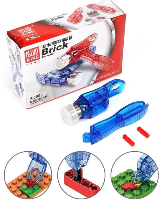 Mould King - Brick Separator hamertje | Geschikt voor lego sluban & mega bloks | Technic creator tool | Classic technisch speelgoed gereedschap voor bouwmodel en bouwsets | Elementensplitser toolset / toolkit