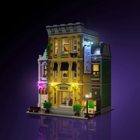 Light My Bricks (LMB) 2.0 Lichtset voor LEGO #10278 Politiebureau