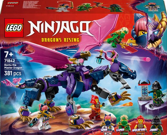 LEGO® NINJAGO® Rontu de Meesterdraak Speelgoedset - 71842