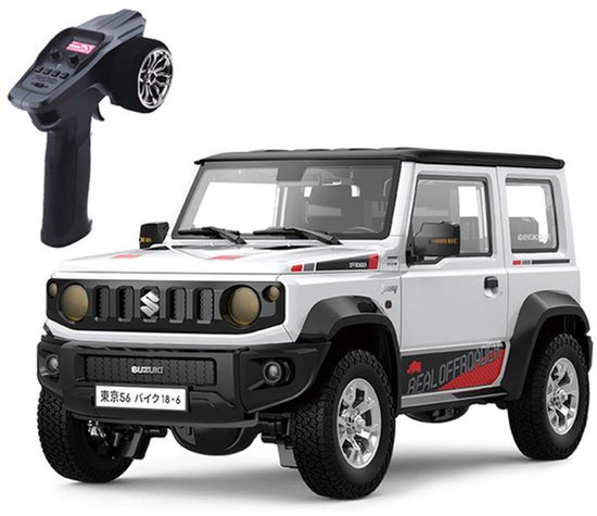 Trasped HG4-53 - RC Suzuki Jimny - 4WD Rock Crawler - Pro Versie - White - Schaal 1:16