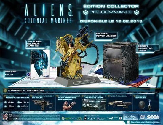 Aliens Colonial Marines Collector Edition