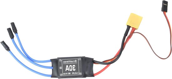 30A Borstelloze ESC met XT60 stekker voor RC Vliegtuigen - Elektronische Snelheidsregelaar voor Drone, Helikopter en FPV