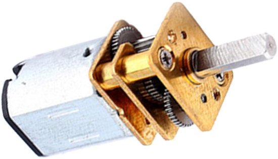 Mini DC Motor - 12V 200 RPM Snelheidsreductie Transmissie met Volledig Metalen Transmissie voor RC Auto Robot Model DIY Speelgoed