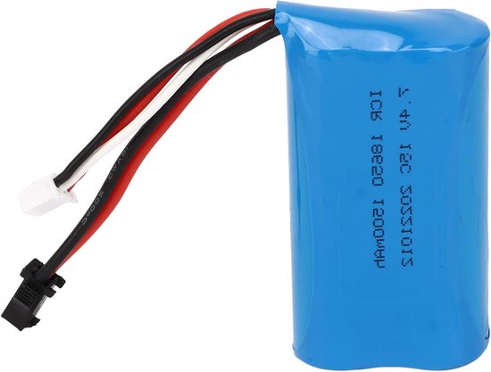 1500mAh 7.4V Lithiumbatterij met SM Hoofd voor 822 RC Aircraft - Verbeterde Batterij voor T39 T40 - Remote & App Gecontroleerde Voertuigbatterijen