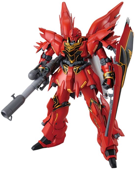 Bandai Hobby Gundam UC-MSN-06S Sinanju (OVA Ver.) 1/100 MG | Mecha Samurai | Robot technic modelbouw | Transformers speelgoed Classic Creator STEM bouwpakket | Expert technisch bouwpakket voor volwassenen (niet compatibel met Revell / lego )