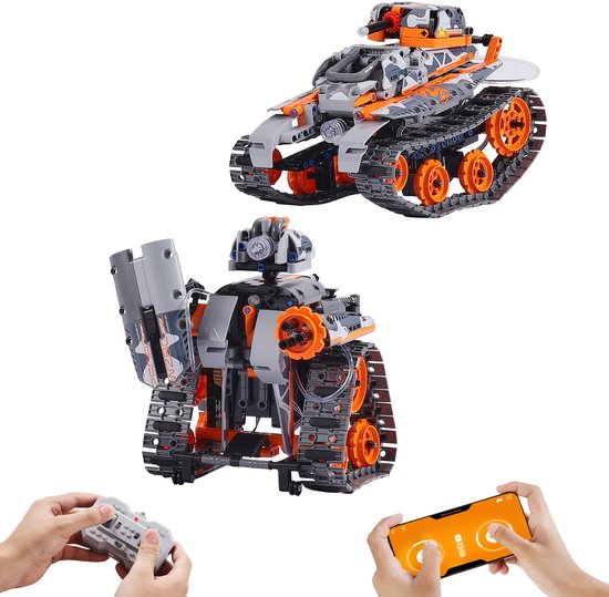 STEM bouwspeelgoed voor kinderen, 5-in-1 554 PCS, RC kit, Ontketen creativiteit en plezier